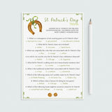 St Patricks Day Office Game Trivia Virtual and Printable by LittleSizzle