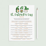 St Patrick's Day Trivia Quiz with Answer Key Printable by LittleSizzle
