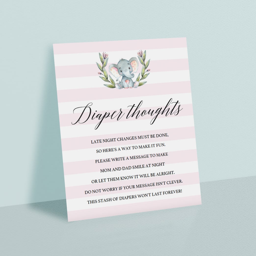Printable diaper game for girl by LittleSizzle