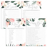 Summer Baby Shower Games Bundle Printable by LittleSizzle
