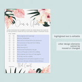 4 Botanical Bridal Shower Games Download