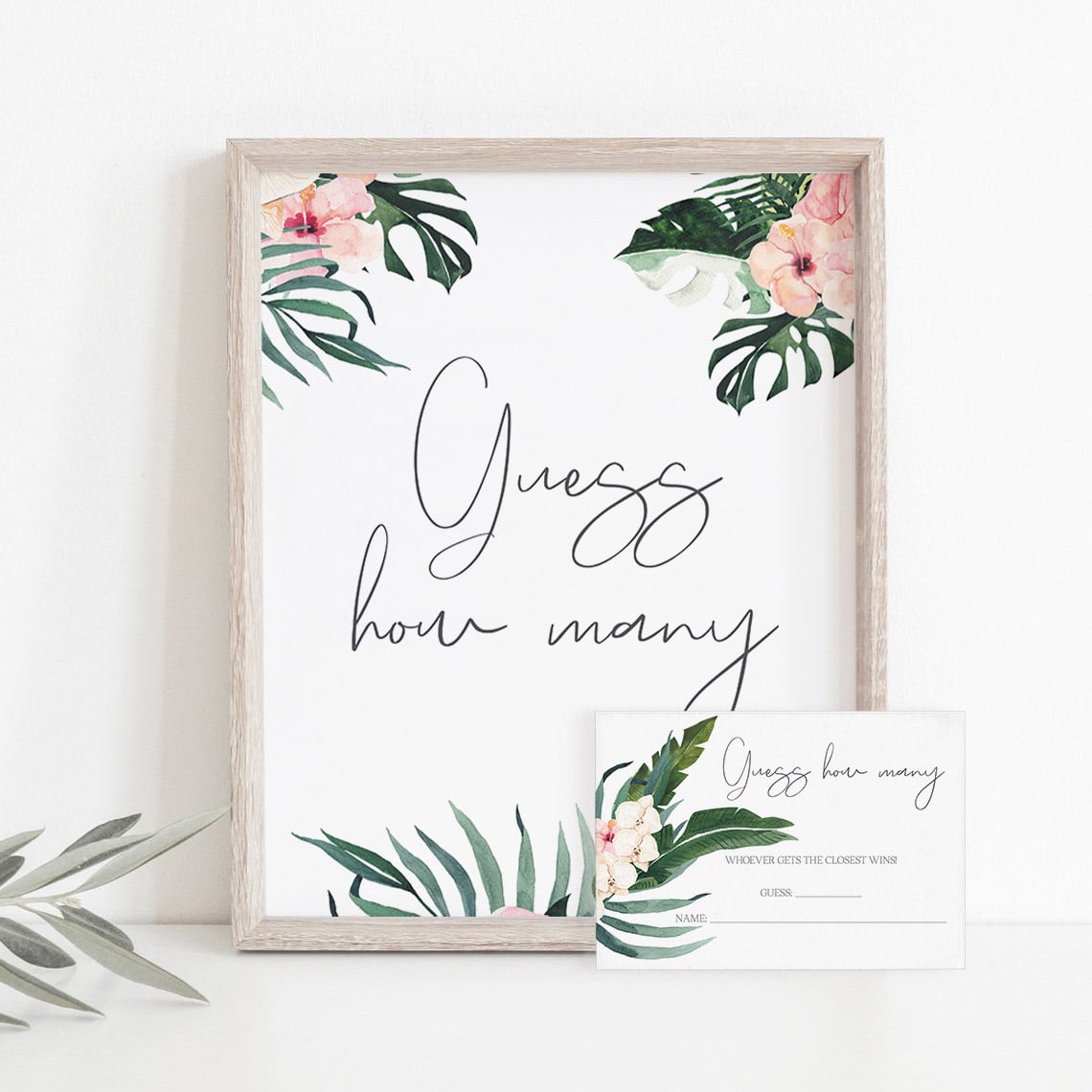 Guess How Many In The Jar Game Printable by LittleSizzle