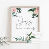 Summer Baby Shower Activities Guessing Games Printable
