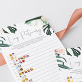 4 Tropical Bridal Shower Games Instant Download