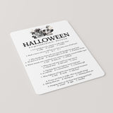 Printable Halloween Superstition Quiz with Answers