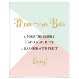 Geometric baby shower decor printable by LittleSizzle