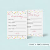 Watercolor pink baby sprinkle activity by LittleSizzle