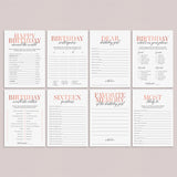 Sweet 16 Party Games Bundle Rose Gold Printable by LittleSizzle