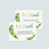 Baby shower invitation insert template download by LittleSizzle