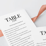 Printable Conversation Starter Table Talk Questions
