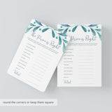Teal and Gray Baby Shower Games The Price is Right