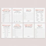 Teenage Girl Birthday Party Games Bundle Printable by LittleSizzle