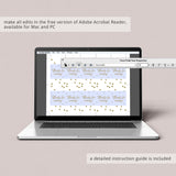 Make your own labels gold confetti template by LittleSizzle