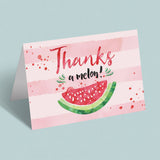 Summer party thank you note cards instant download by LittleSizzle