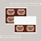 Buffalo Plaid Baby Shower Boy Party Pack Download