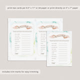 Neutral Watercolor Baby Shower The Price is Right Game