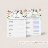 Floral baby shower games for zoom by LittleSizzle