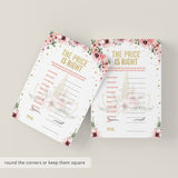 Unicorn BabyShower Game The Price is Right Instant Download