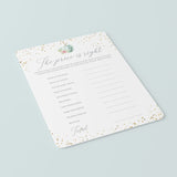 Watercolor Pumpkin Baby Shower Game Price Right