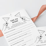 Ladies Divorce Party Game The Ex Wars