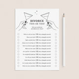 Funny Divorce Party Game Idea This or That by LittleSizzle