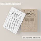 Funny Divorce Party Game Idea This or That