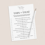 Simple Graduation Games Bundle Printable