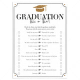 Graduation Party Game Would They Rather This Or That by LittleSizzle