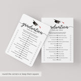This or That Graduation Game Printable