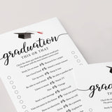 This or That Graduation Game Printable