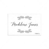 Rustic place cards template by LittleSizzle