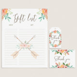 Tribal Party Supplies Package Printable Files by LittleSizzle