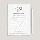 1983 Trivia Quiz with Answer Key Instant Download by LittleSizzle