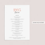 32nd Birthday Games For Her Born in 1993