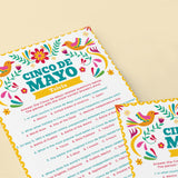 Printable Cinco de Mayo Trivia Game with Answer Key