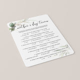 Mother's Day Trivia with Answer Key Printable