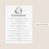 Housewarming Party Trivia Quiz with Answers Printable