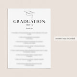 Modern Minimal Graduation Party Games Bundle