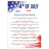 Printable 4th of July Trivia Quiz with Answers by LittleSizzle