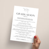 Graduation Trivia Quiz with Answer Key Printable