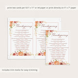 Thanksgiving Trivia with Answer Key Printable