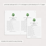 Printable Family Trivia Quiz for Family Reunion