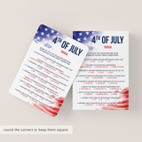 Printable 4th of July Trivia Quiz with Answers