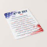 Printable 4th of July Trivia Quiz with Answers