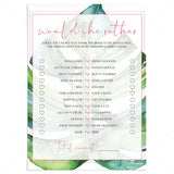 tropical bridal shower game ideas to diy by LittleSizzle