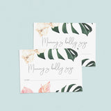 Tropical Baby Shower Activity Guess The Bump Size