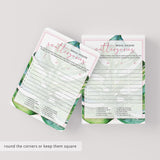 tropical bridalshower scattergories game instant download