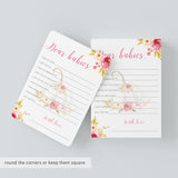 Floral pumpkin babyshower wishes for twins by LittleSizzle