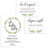 Twin baby shower invitation gender neutral by LittleSizzle