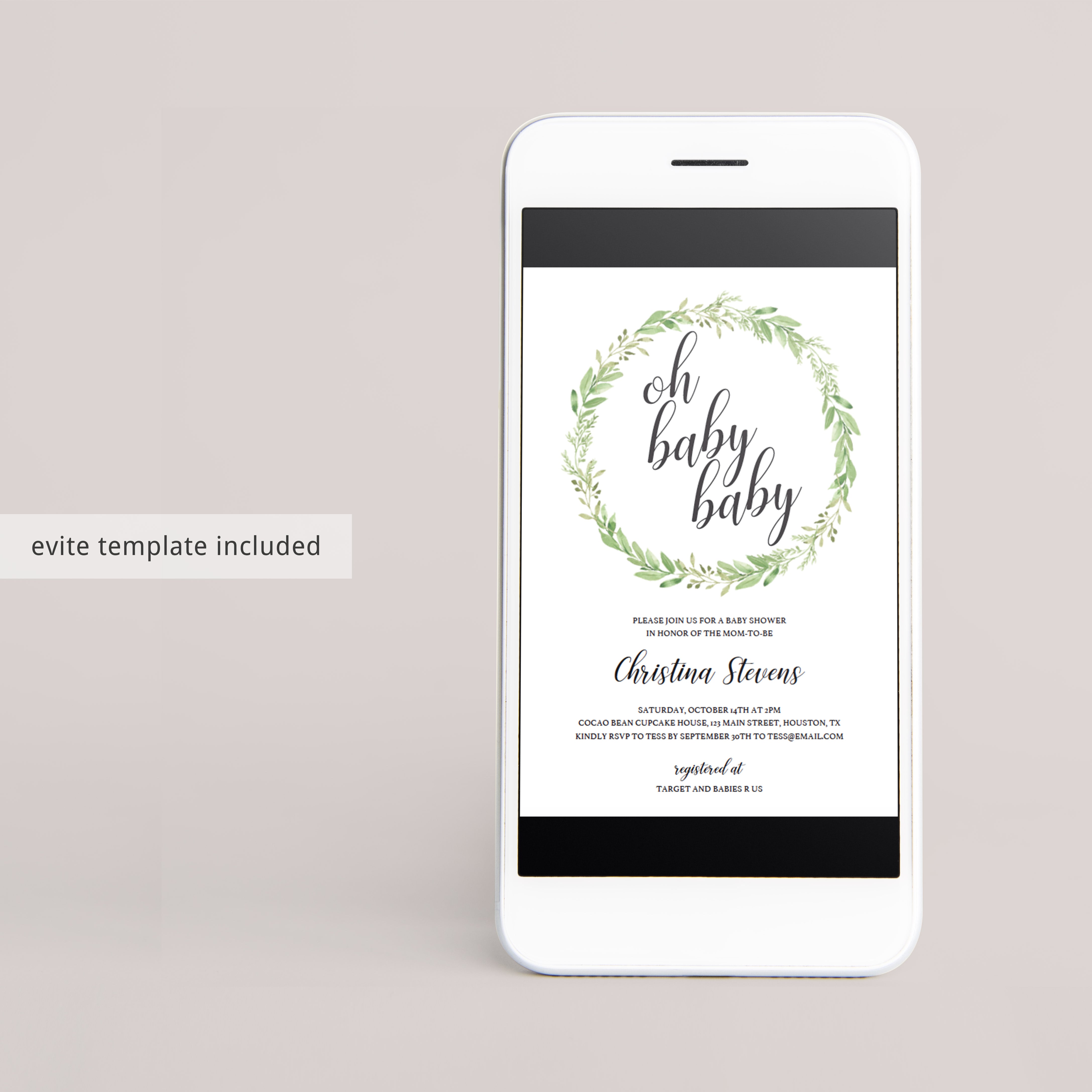 Twin baby shower invitations by LittleSizzle